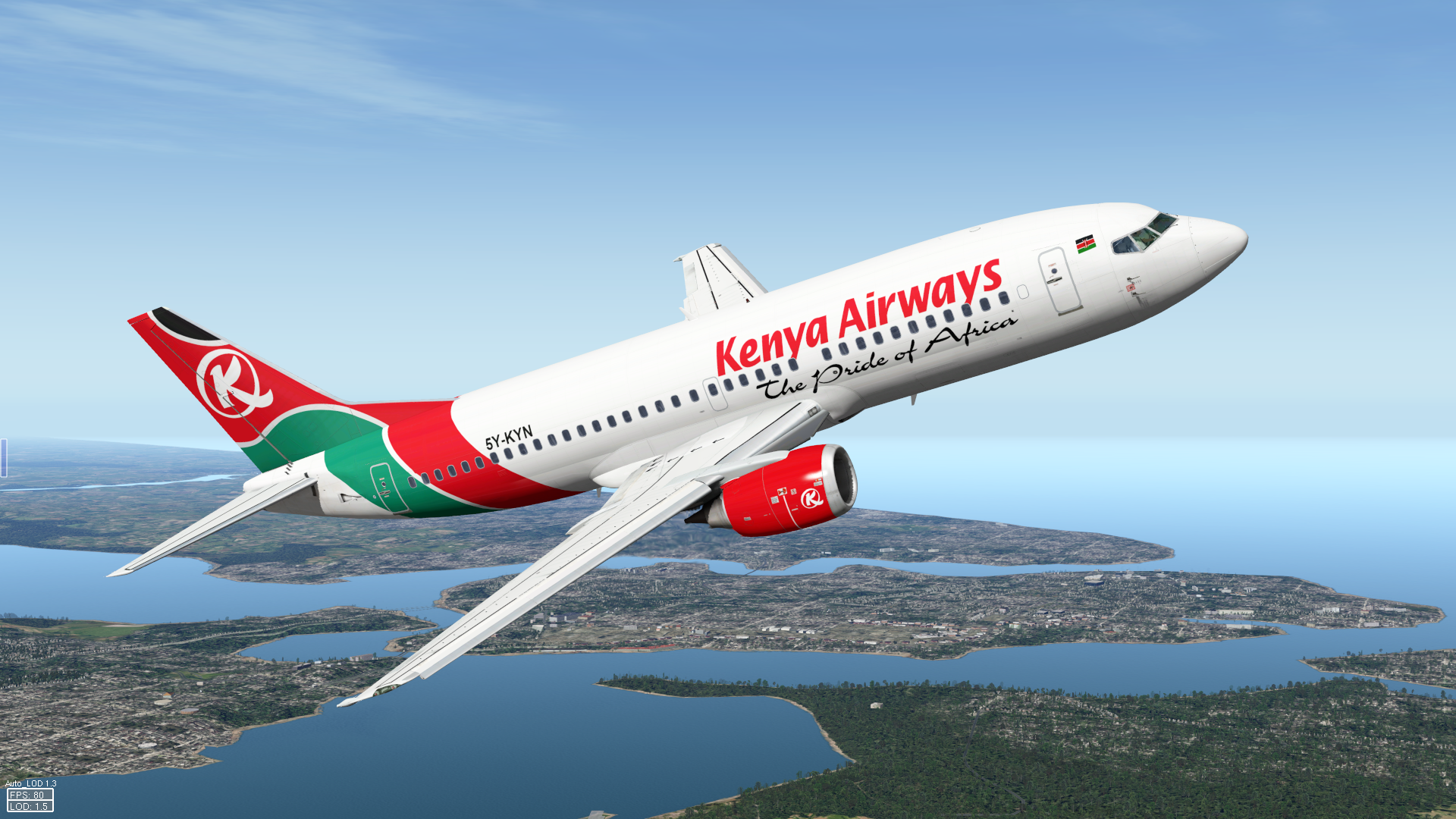 Kenya Airways take-off