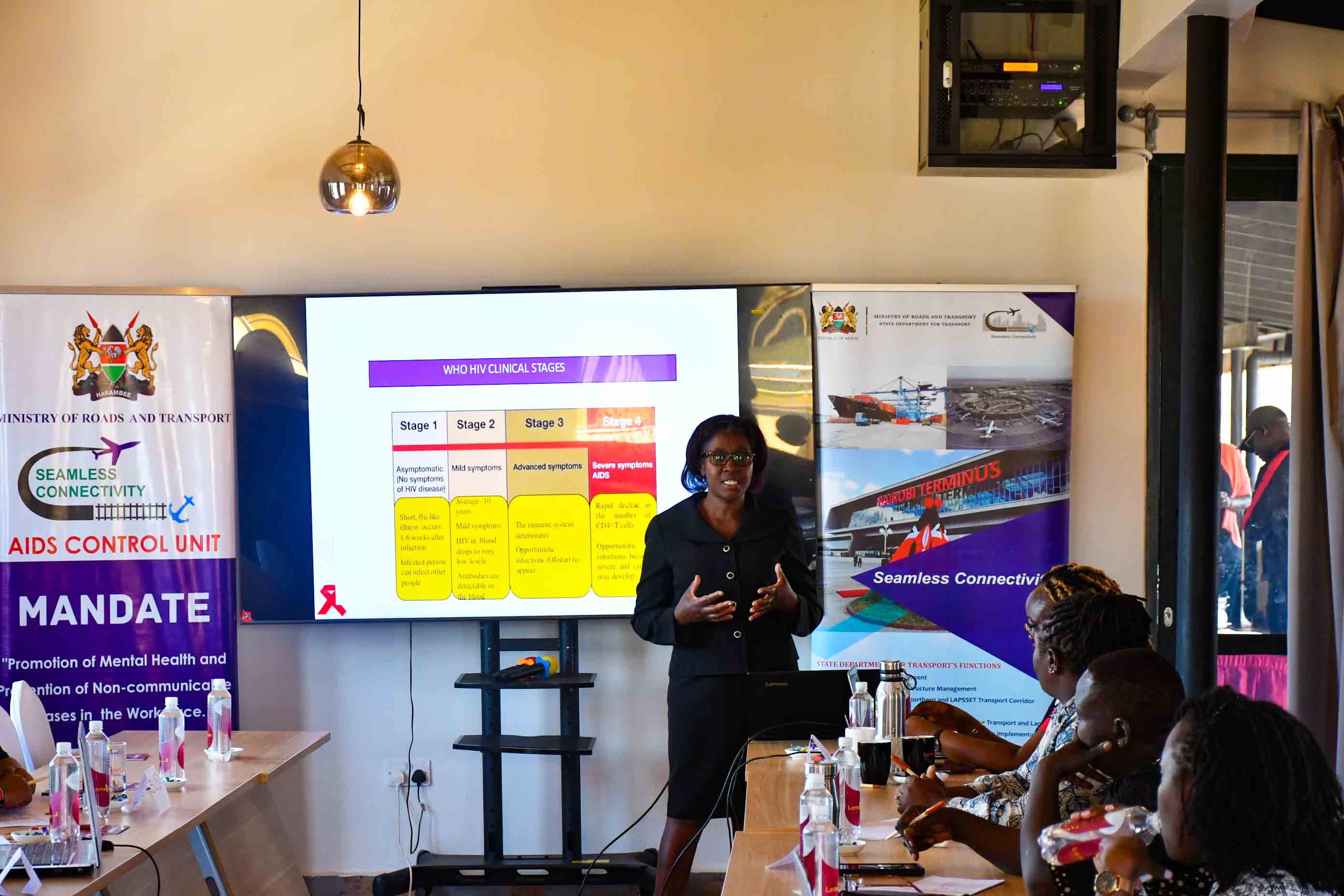 Promoting Wellbeing: State Department for Transport Workshop Tackles Mental Health and Preventing the Spread of HIV/AIDS and Non-Communicable Diseases