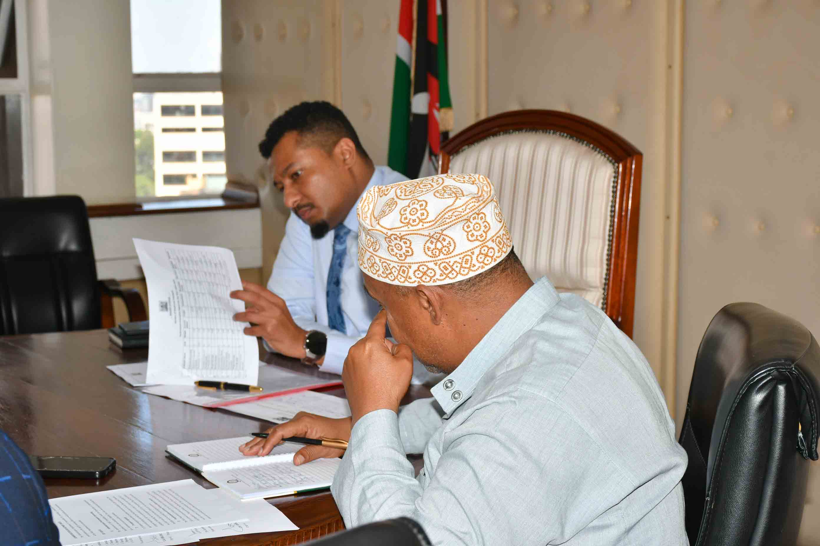 PS Daghar Signs FY 2024/2025 Performance Contracts with Departmental Heads