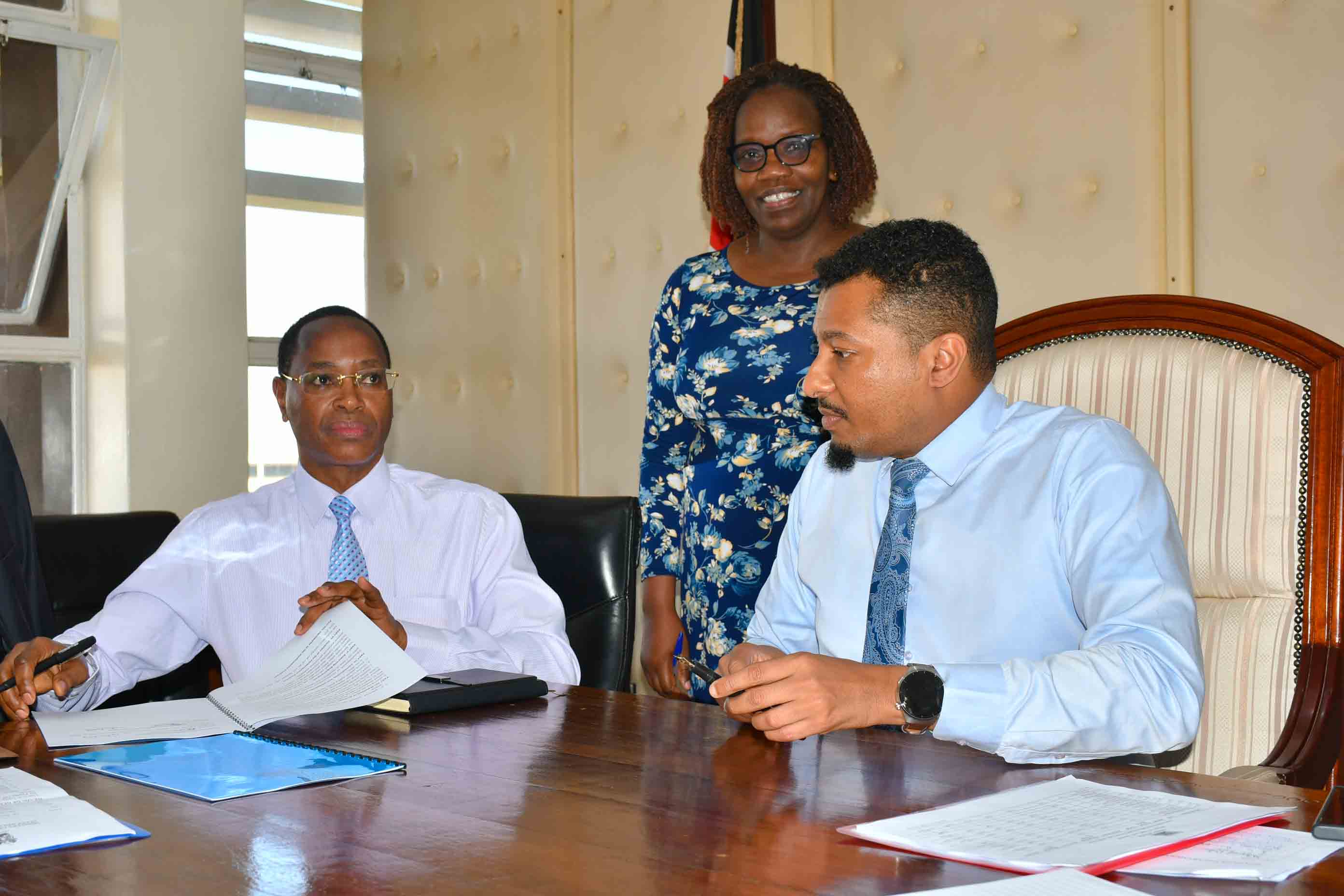 PS Daghar Signs FY 2024/2025 Performance Contracts with Departmental Heads