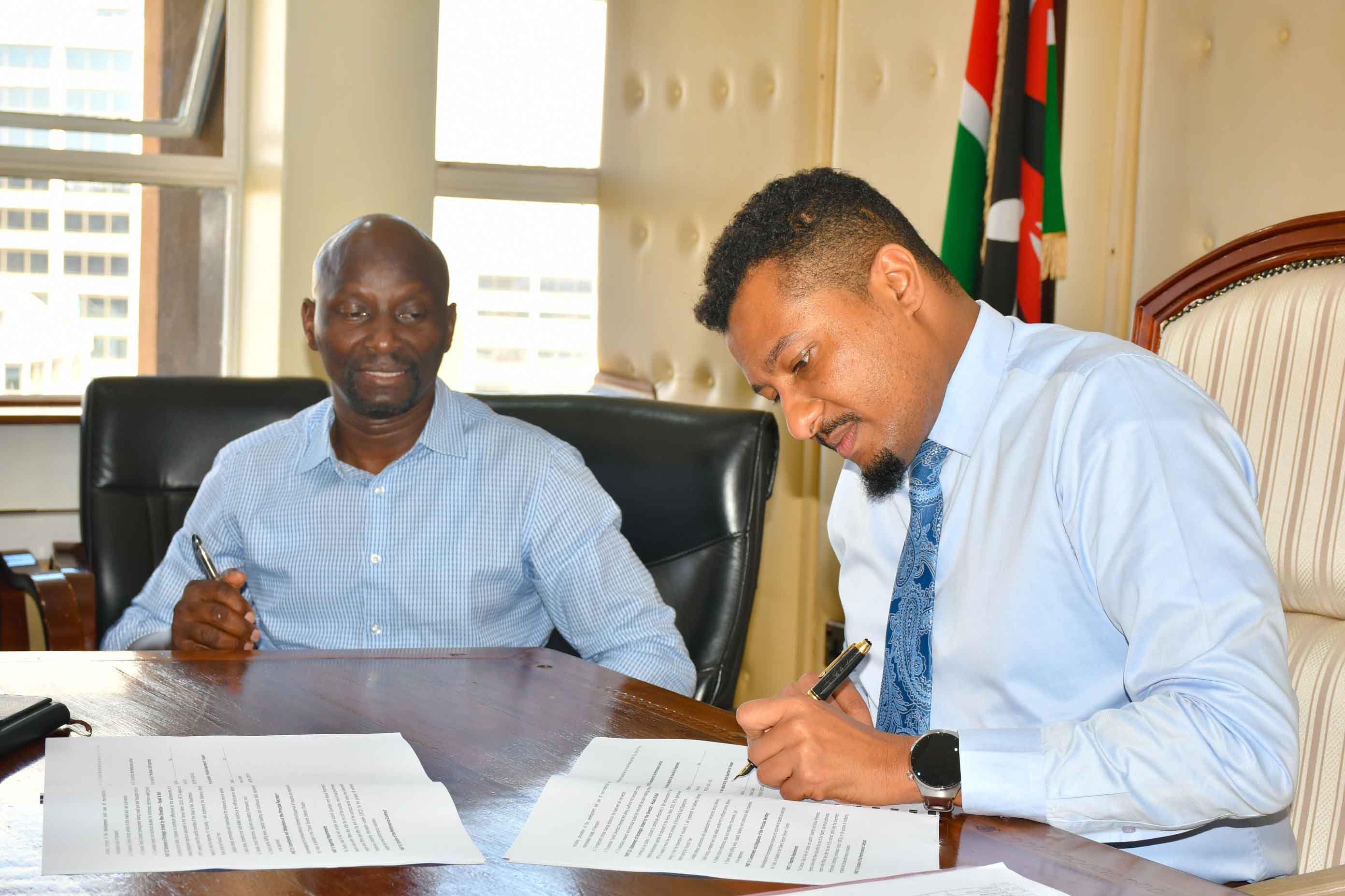 PS Daghar Signs FY 2024/2025 Performance Contracts with Departmental Heads