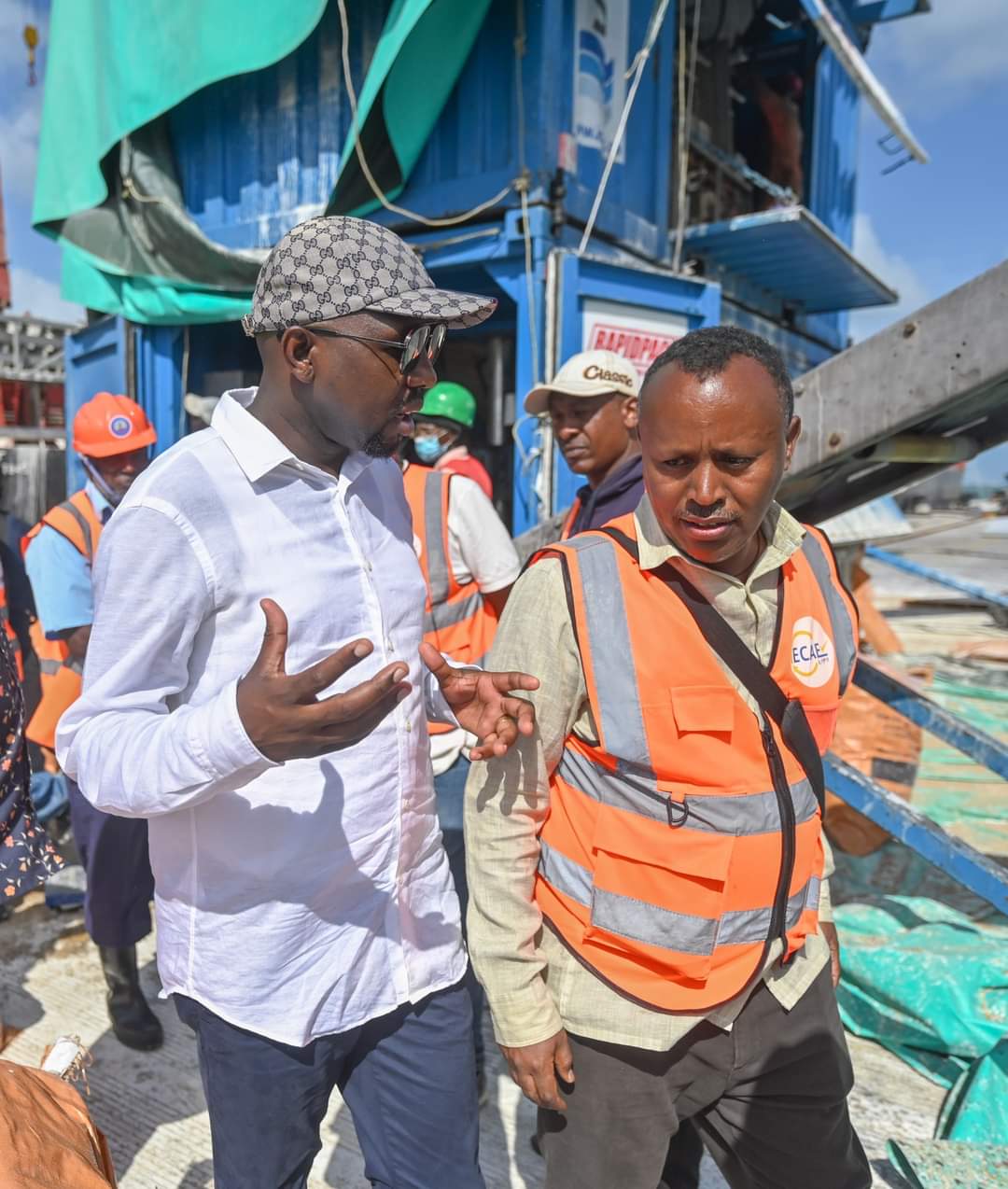 CS Tours Lamu Port as Landmark Ethiopian Cargo Vessel Docks 