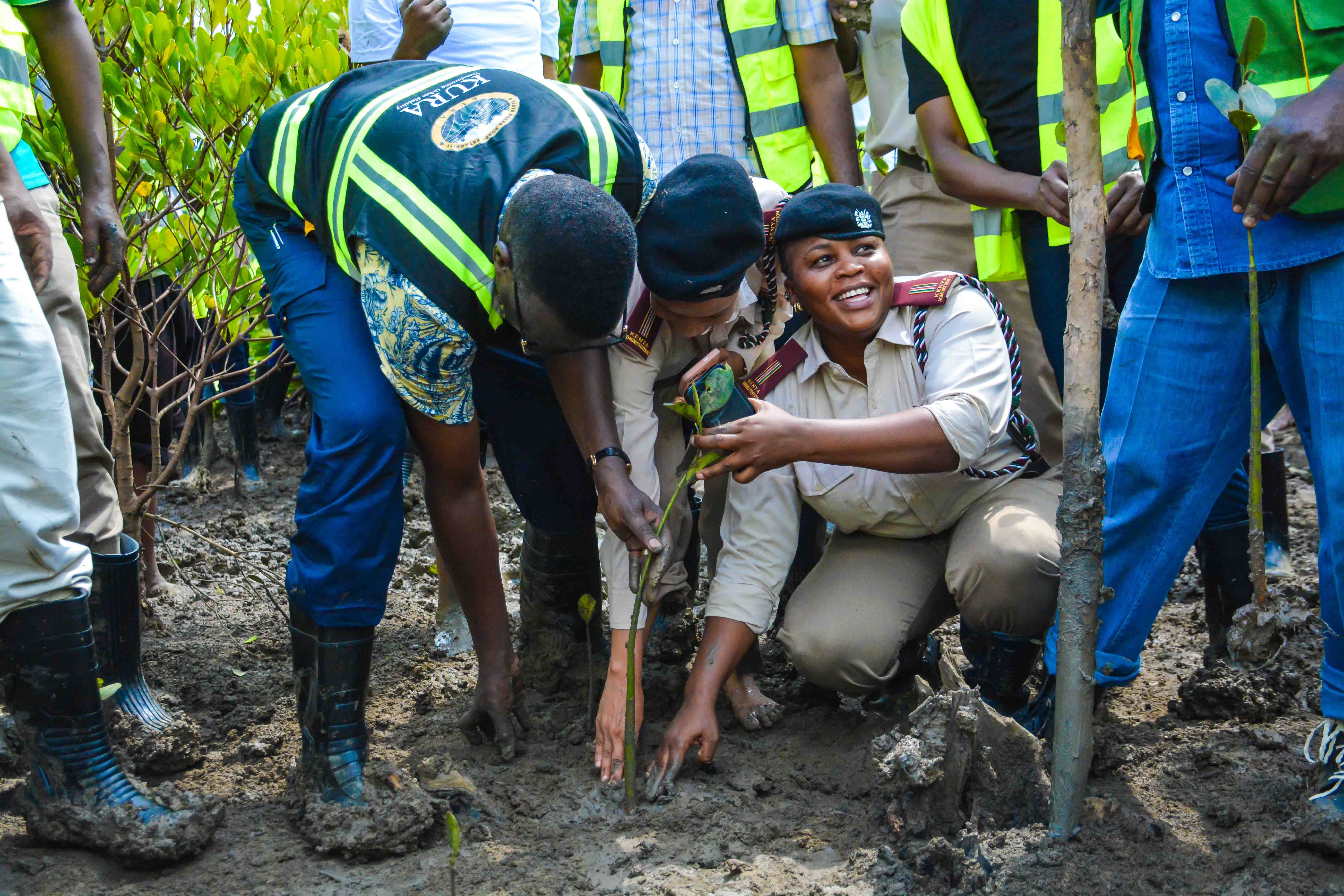 Cabinet Secretary Leads Tree Growing Exercise at Dongo Kundu Creek, Kwale County