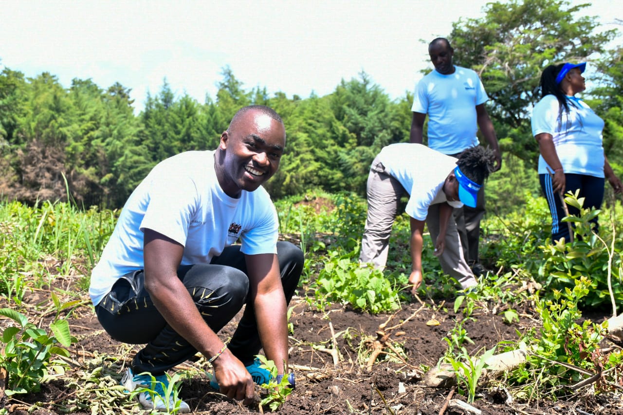 State Department Undertakes Tree Growing Activity in Lambwe Forest, Homabay County