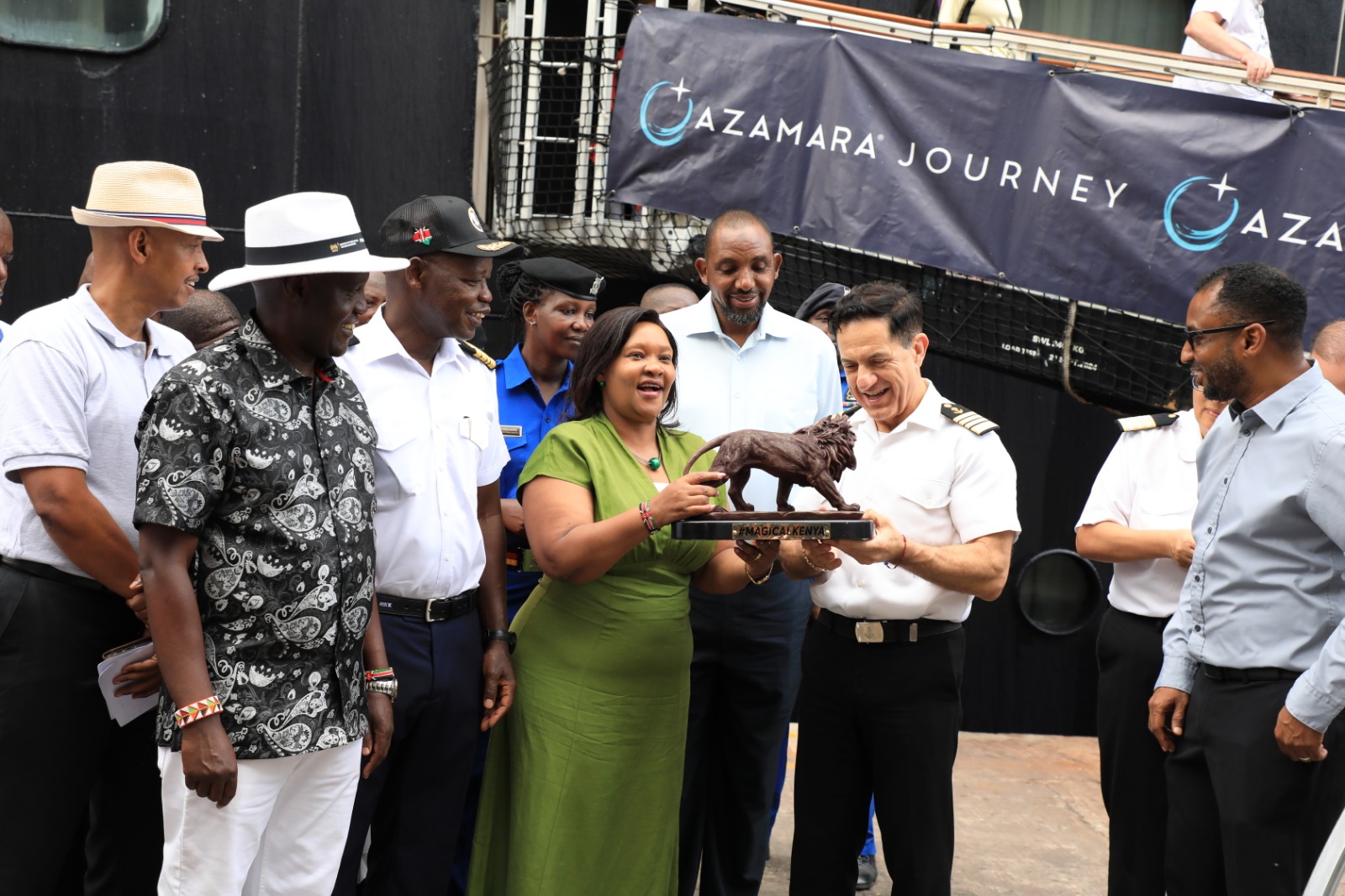 2026 Cruise Ship Tourism on the rise as MV Azamara Docks at Mombasa Port.