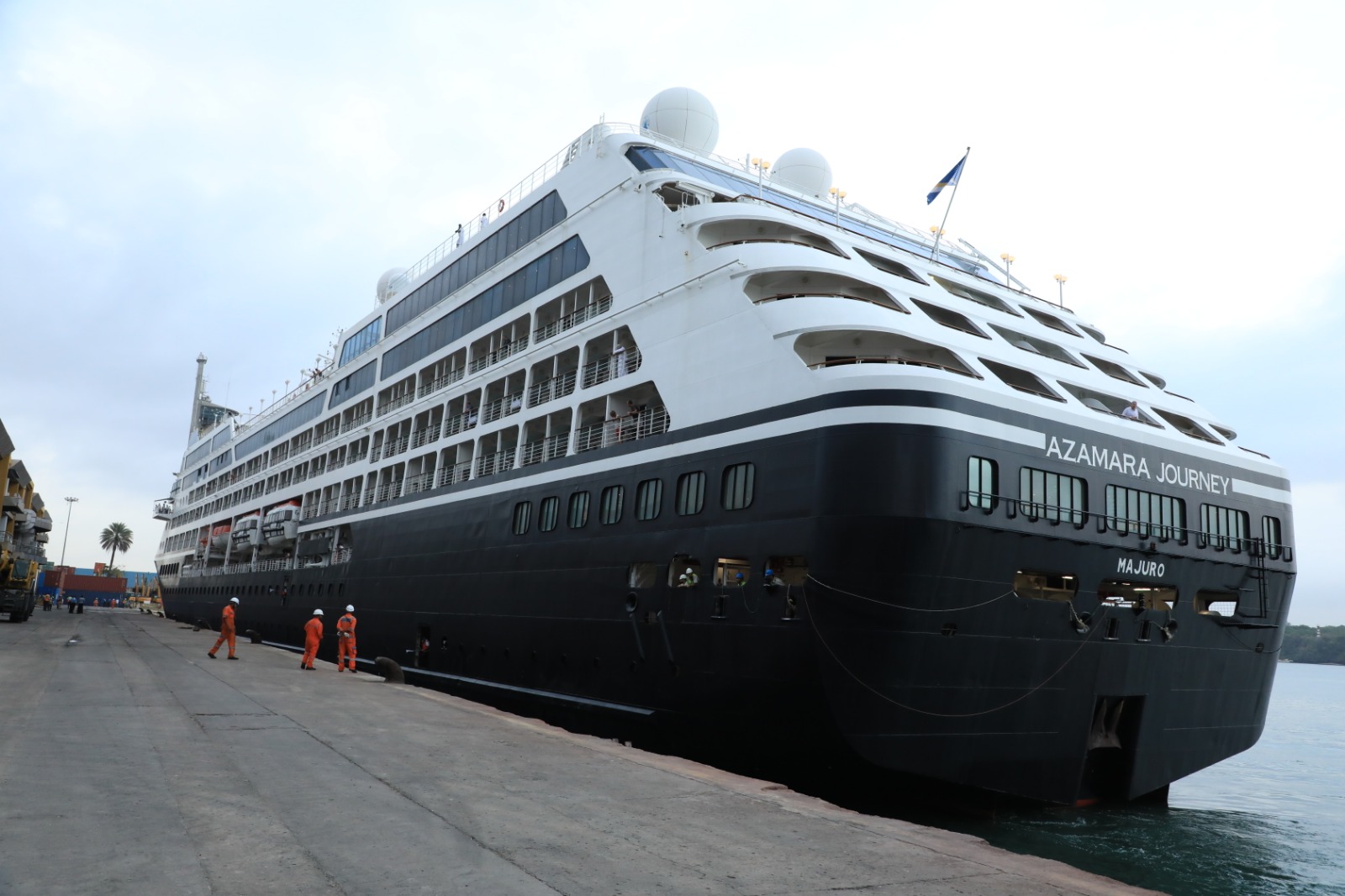 2026 Cruise Ship Tourism on the rise as MV Azamara Docks at Mombasa Port.