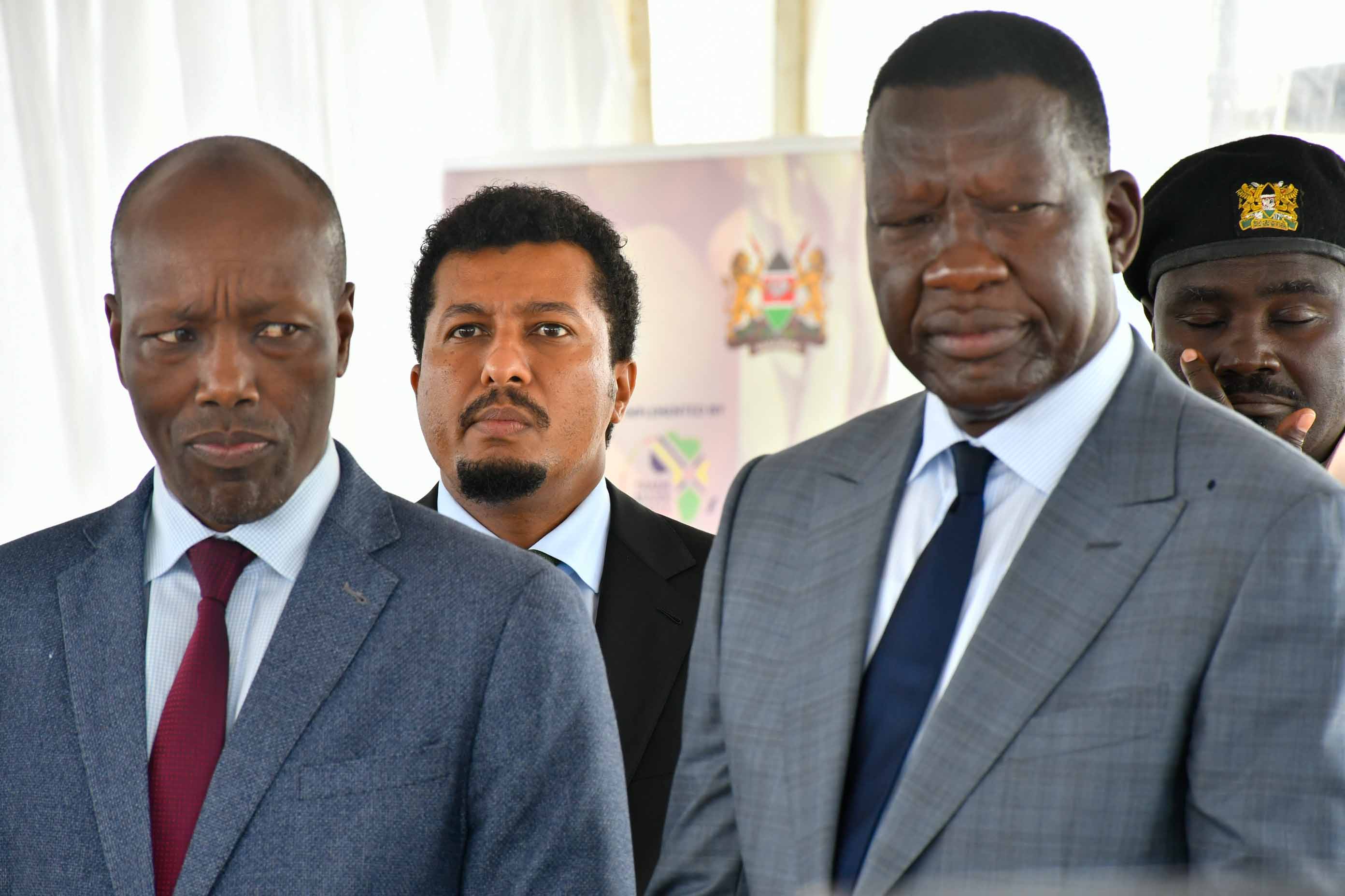 Royal Couple King and Queen of the Netherlands tour the Naivasha Inland Container Depot
