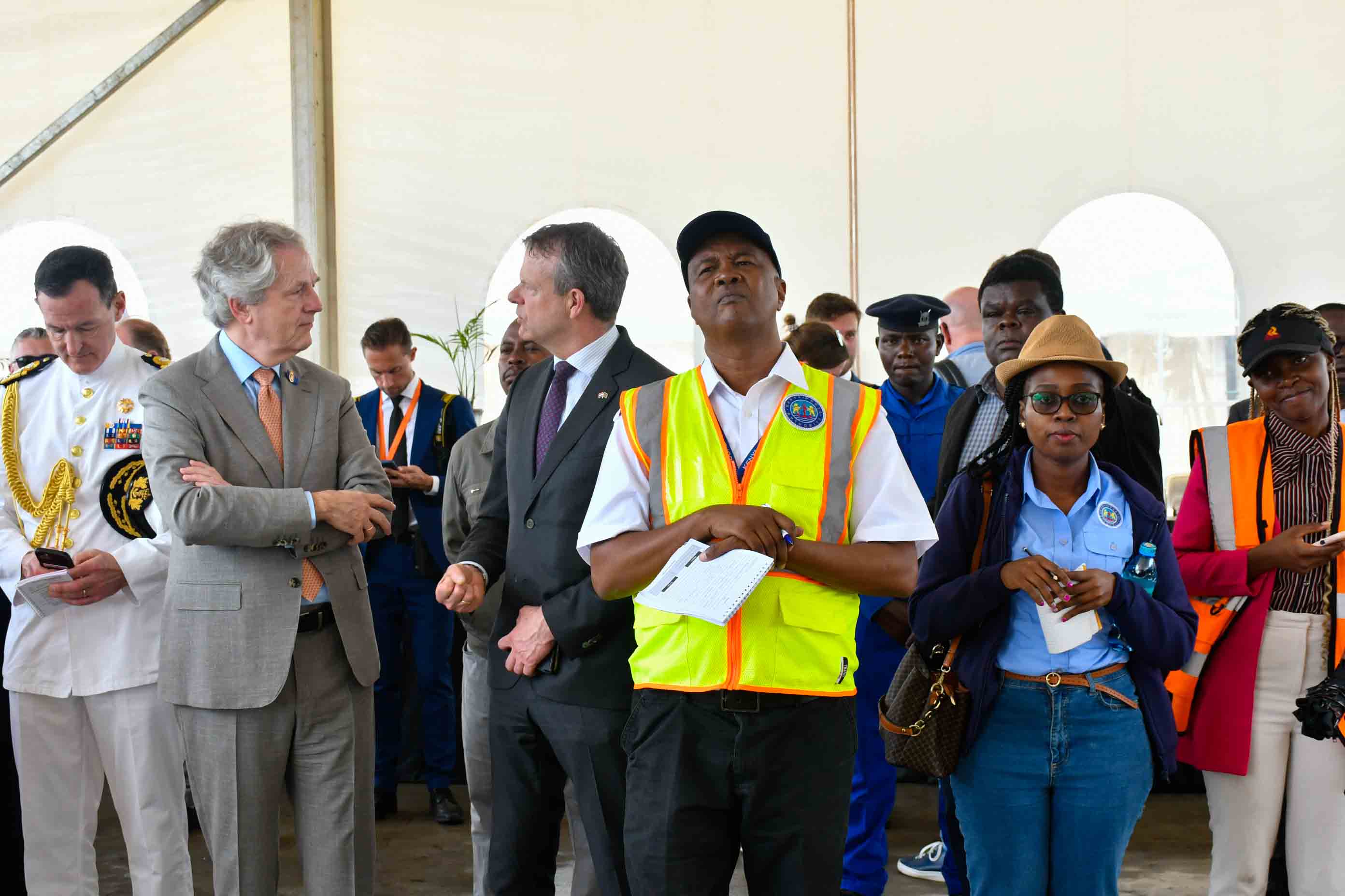 Royal Couple King and Queen of the Netherlands tour the Naivasha Inland Container Depot