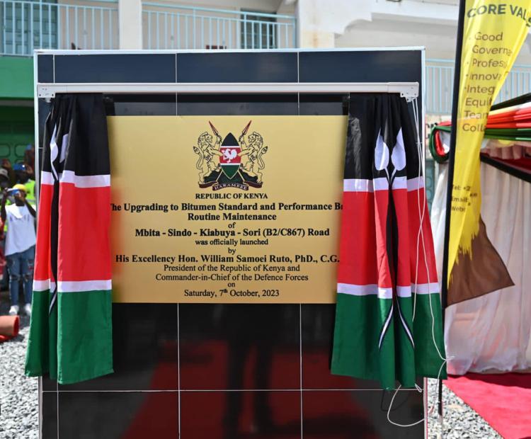 Launch of Homabay County Roads