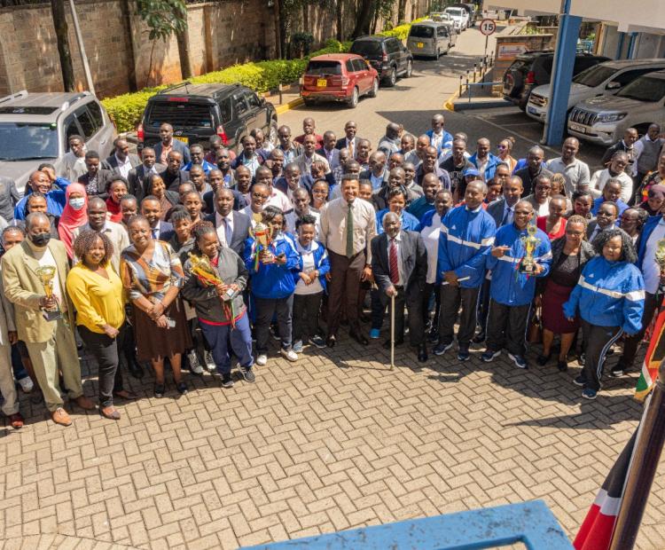 KECOSO Team during Flag off 